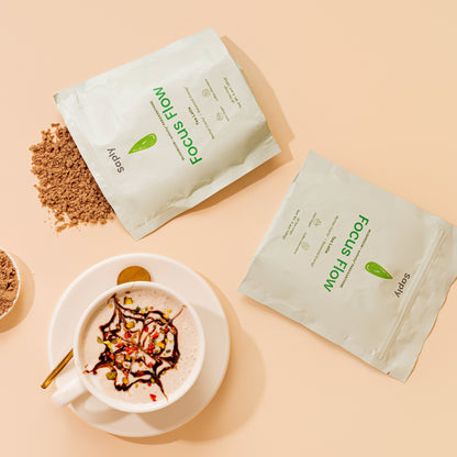 Saply FocusFlow Mushroom Latte – Lion’s Mane, Reishi, Paraxanthine