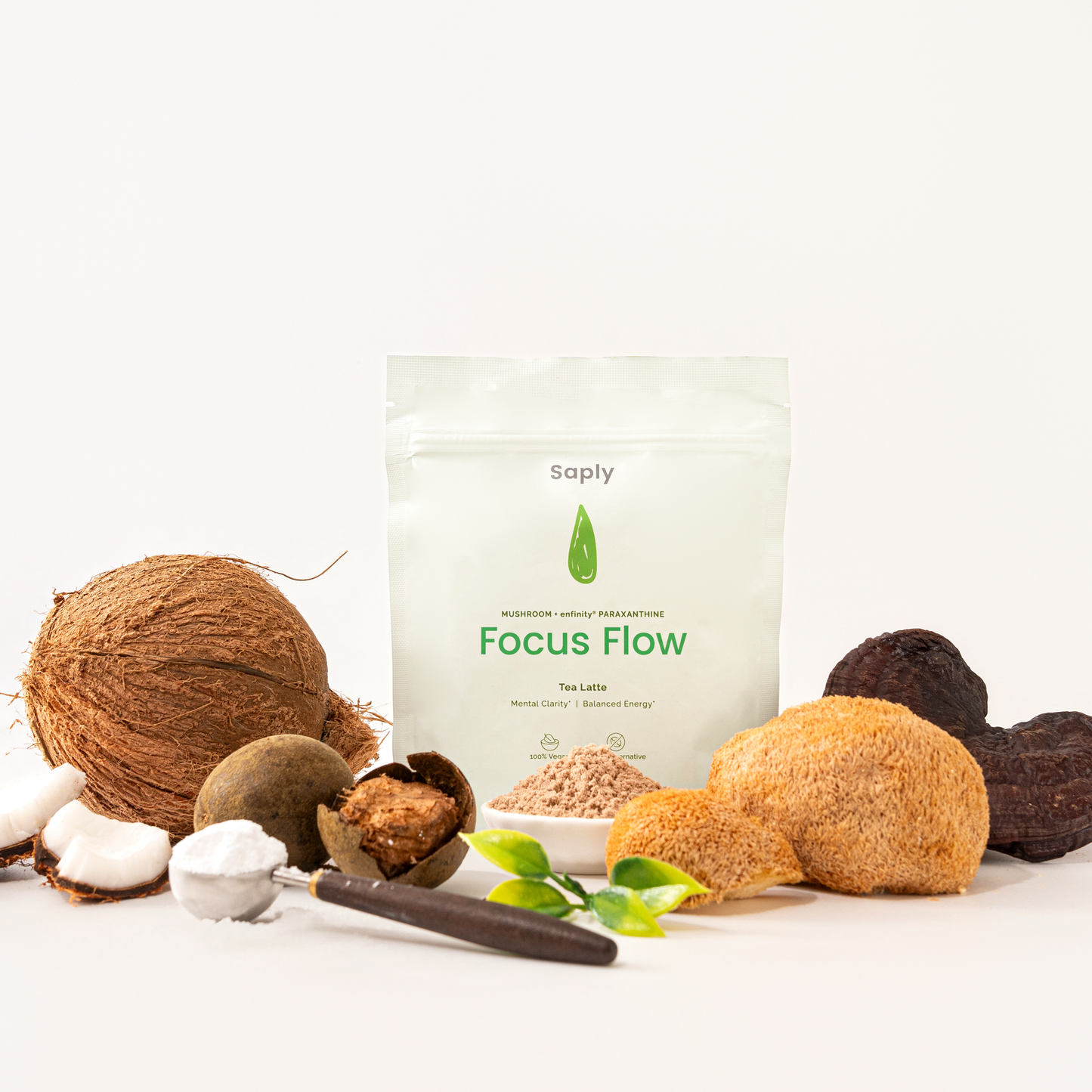 FocusFlow: Coconut Milk Tea Latte Blend - 2 Pack