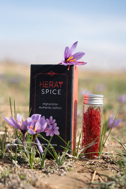 Gift Box Trio (A Jar of each Premium Saffron, Green Cardamom, Herati Mint Leaves)