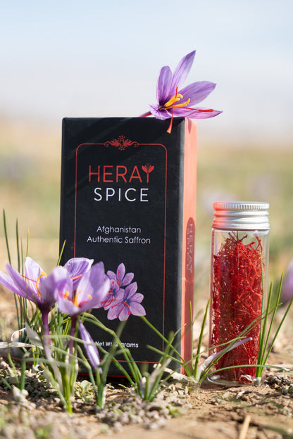 4 Grams (0.14 Oz) Heray Saffron, Afghani Superior Negin Quality - Vegan America