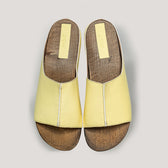 "Pilates, babe!” plant-based clogs - lemon - Vegan America