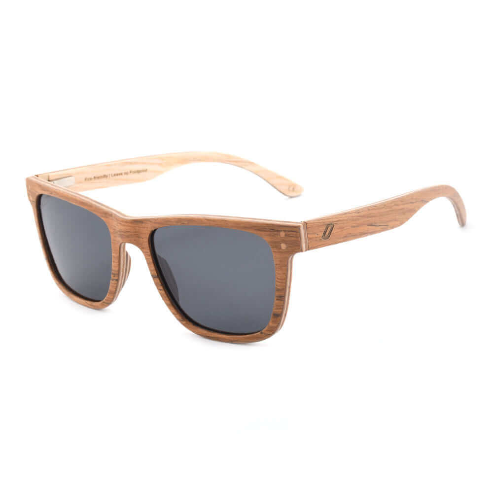 Benja - Wooden Veneer Sunglasses - Vegan America