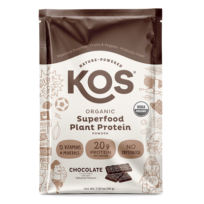 Organic Plant Protein, Chocolate, Single Serving