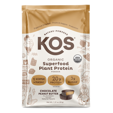 Organic Plant Protein, Chocolate Peanut Butter, Single Serving