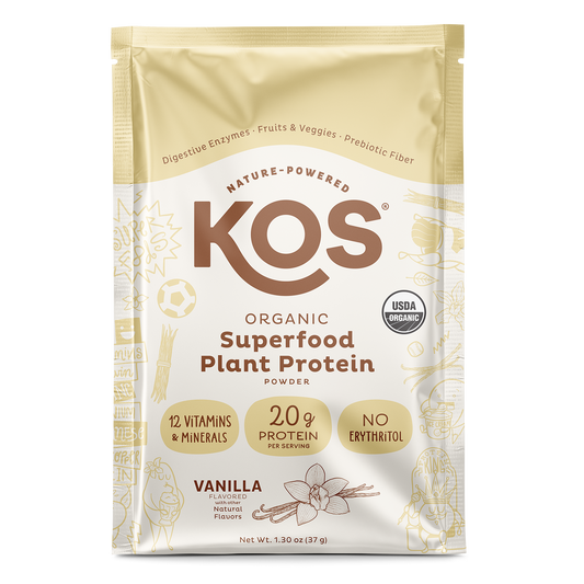Organic Plant Protein, Vanilla, Single Serving