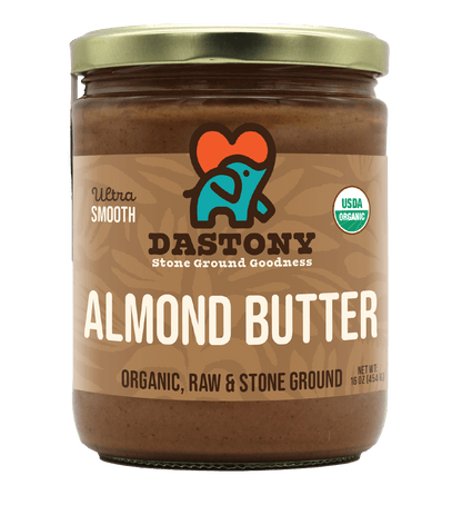 Organic Raw Almond Butter, 16 oz - Vegan America