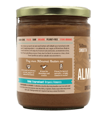 Organic Raw Almond Butter, 16 oz - Vegan America