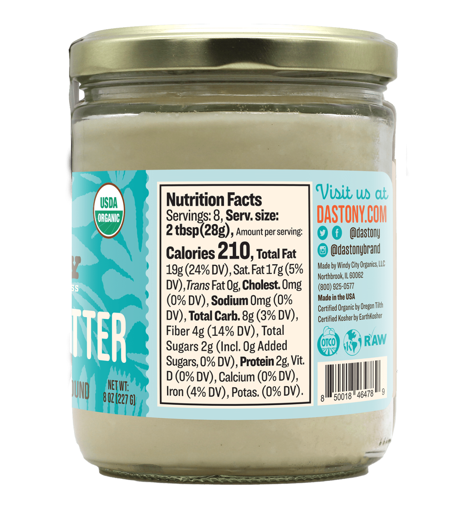 Organic Raw Coconut Butter - 16 oz - Vegan America