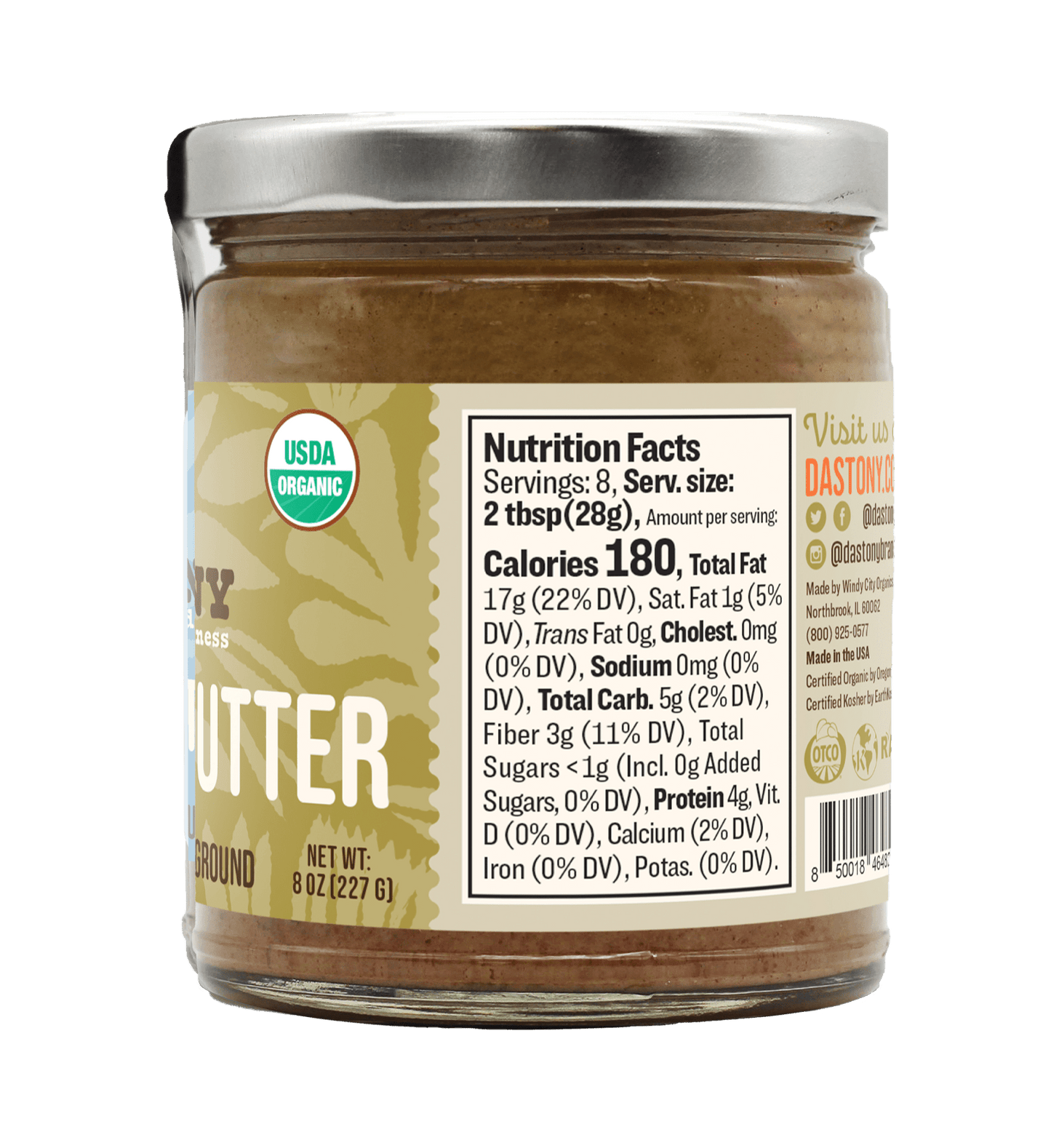 Organic Raw Hazelnut Butter - Vegan America