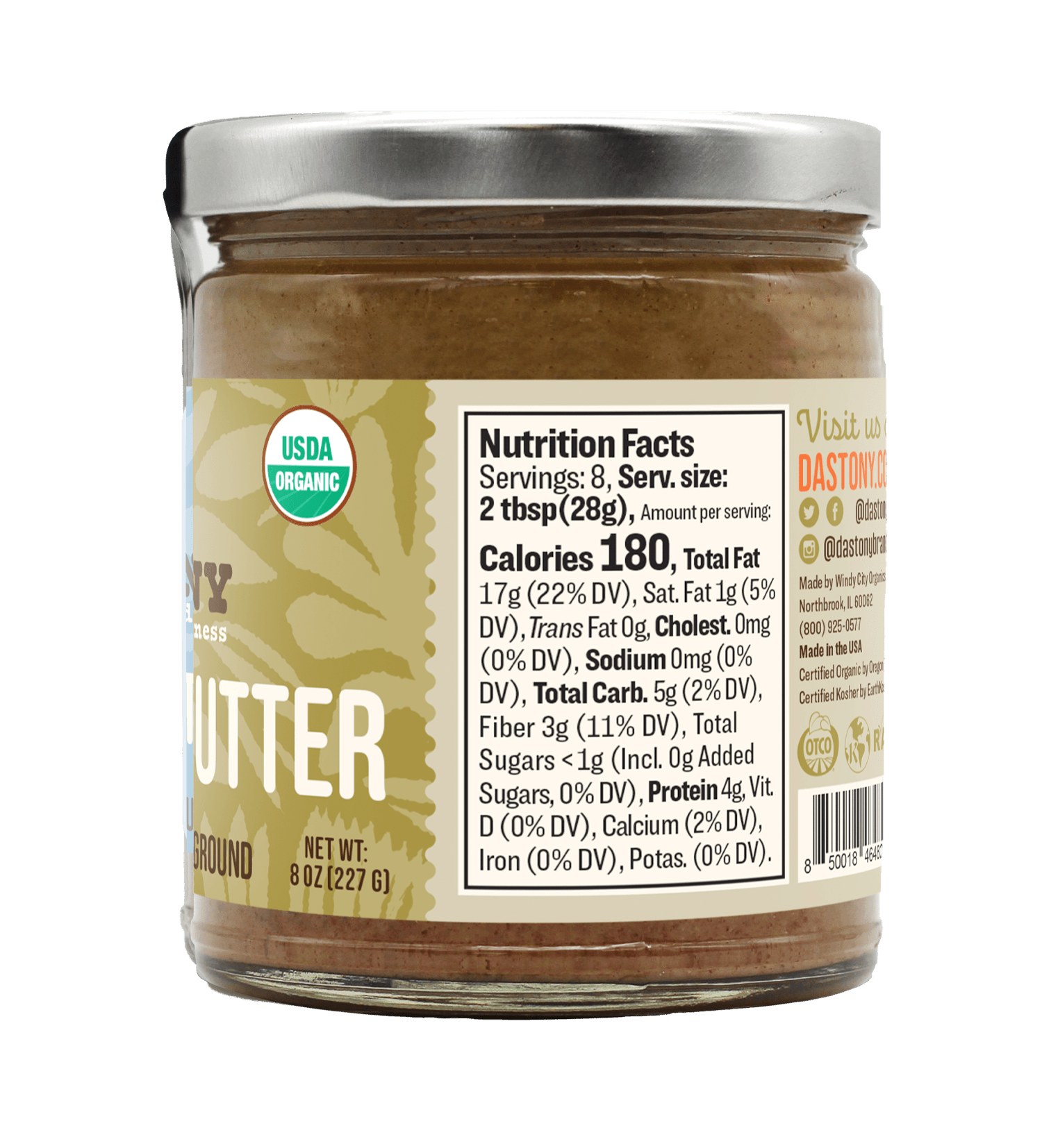 Organic Raw Hazelnut Butter - Vegan America