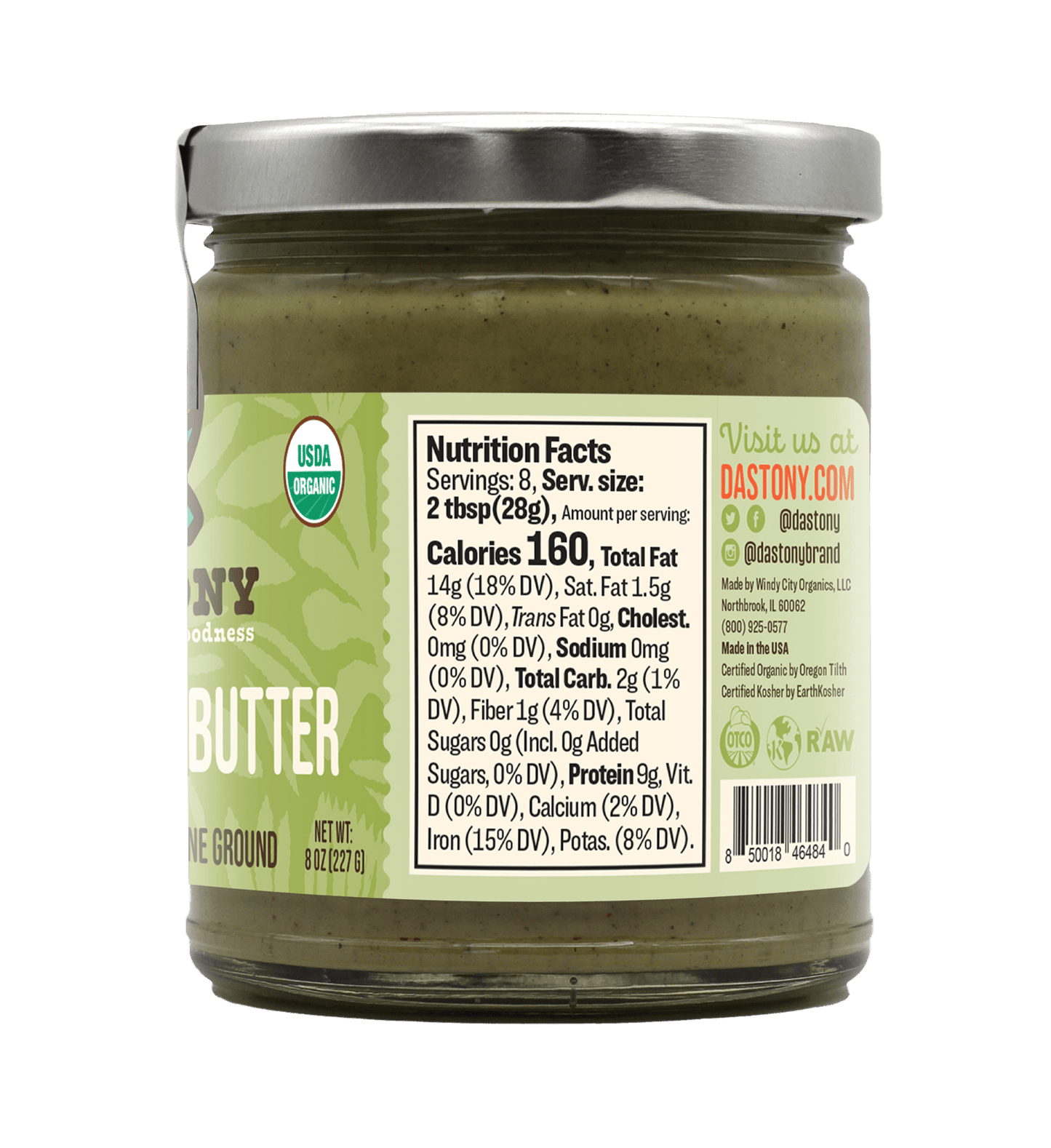 Organic Raw Hemp Seed Butter - Vegan America
