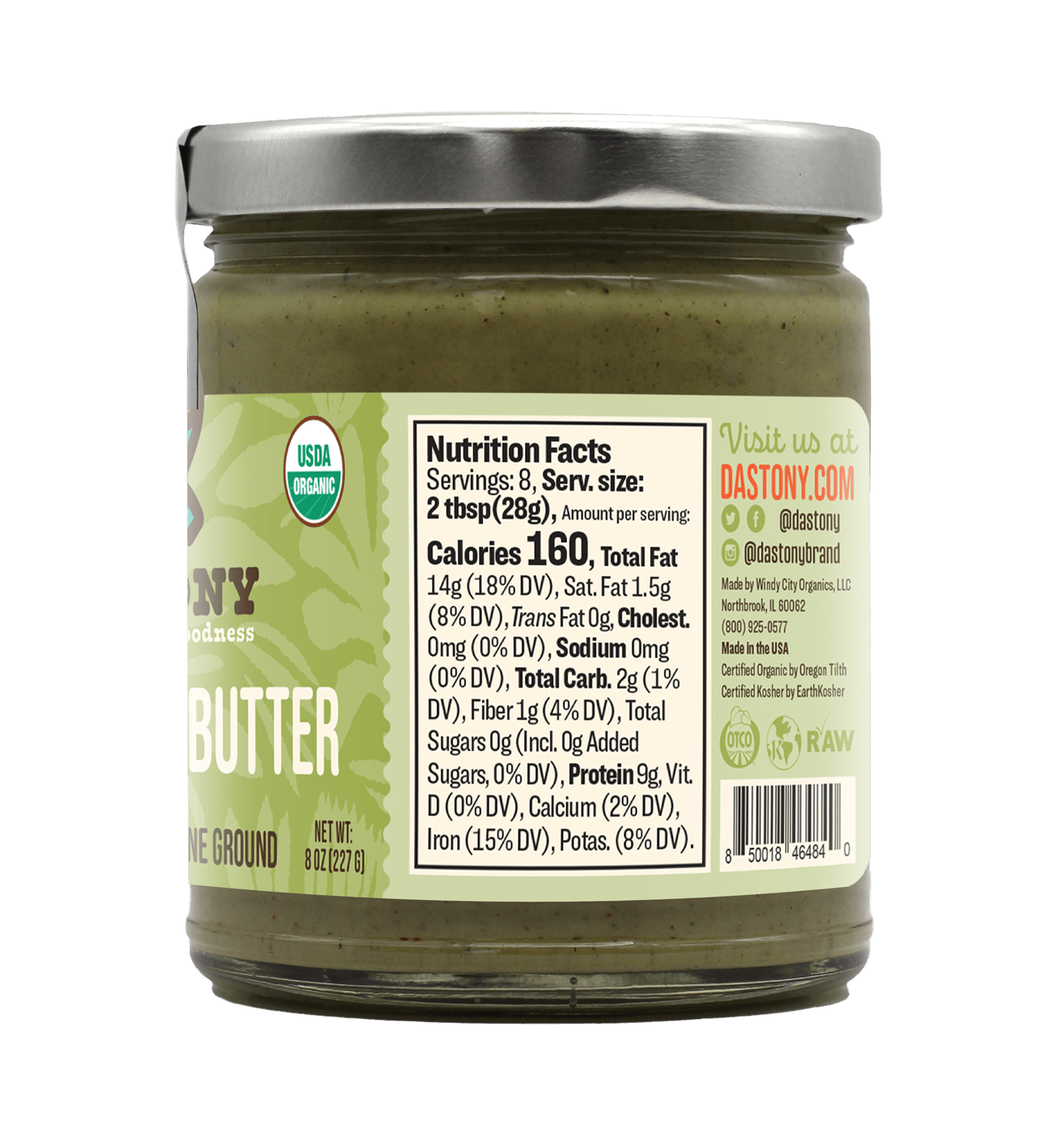 Organic Raw Hemp Seed Butter - Vegan America