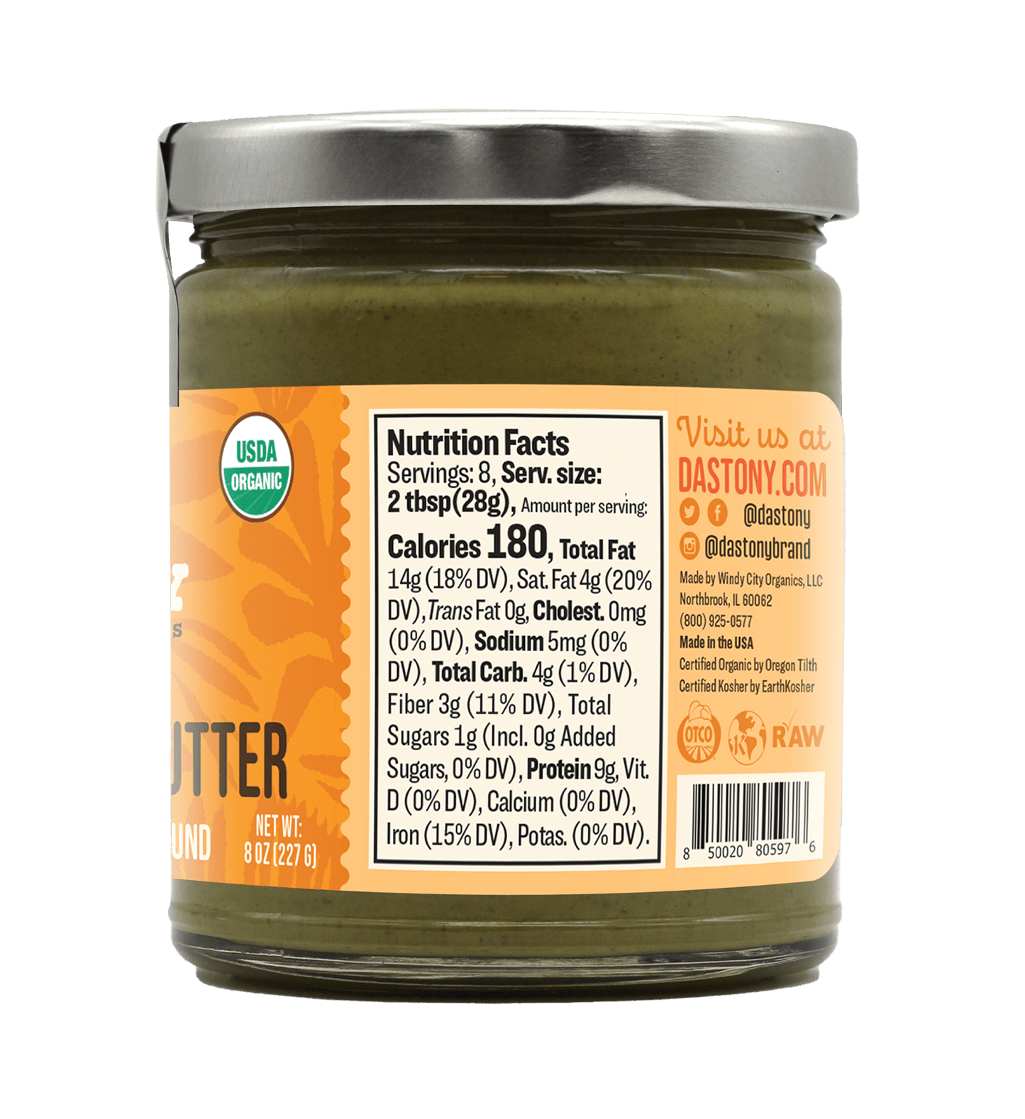 Organic Sprouted Pumpkin Seed Butter - Vegan America