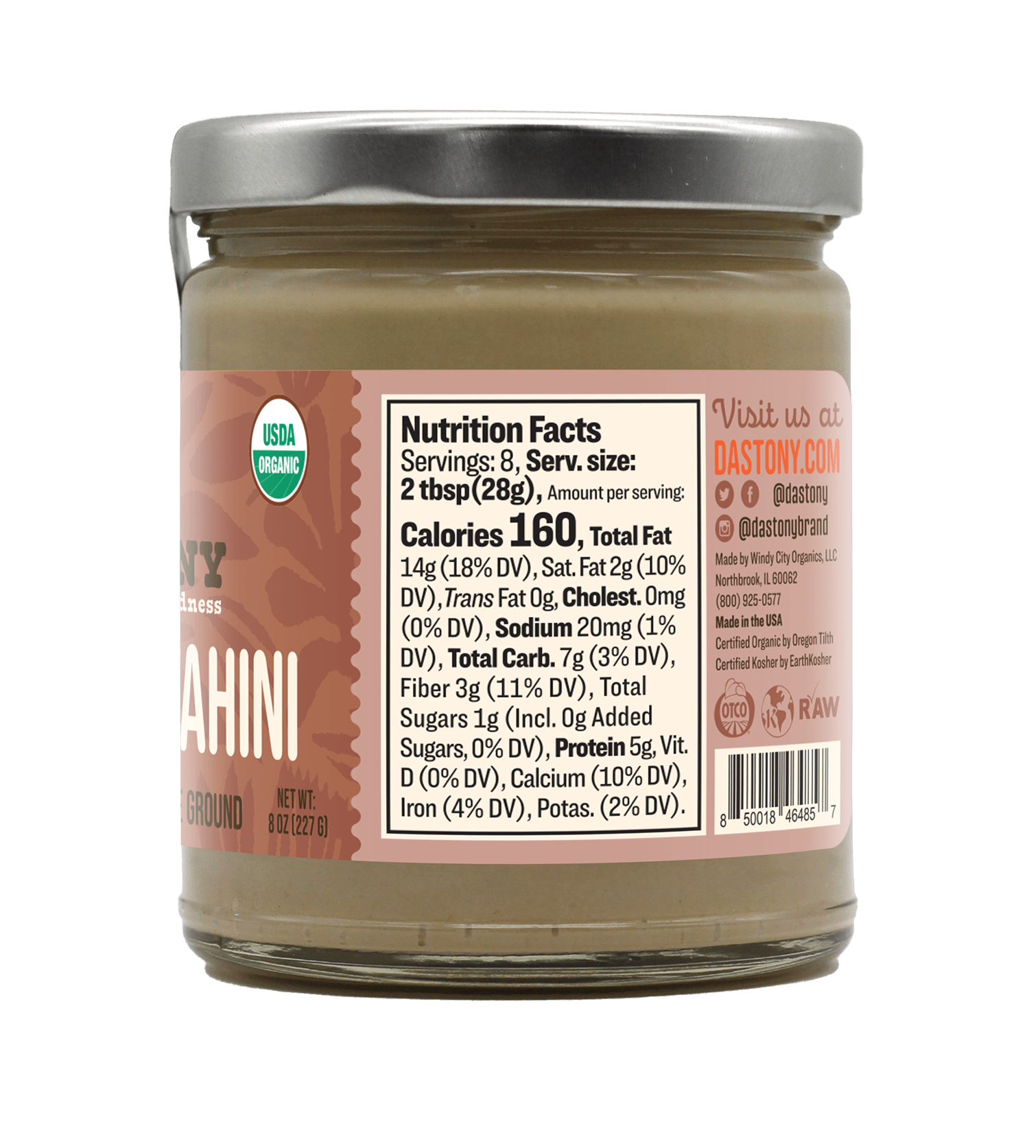 Organic Sesame Seed (Tahini) Butter - Vegan America
