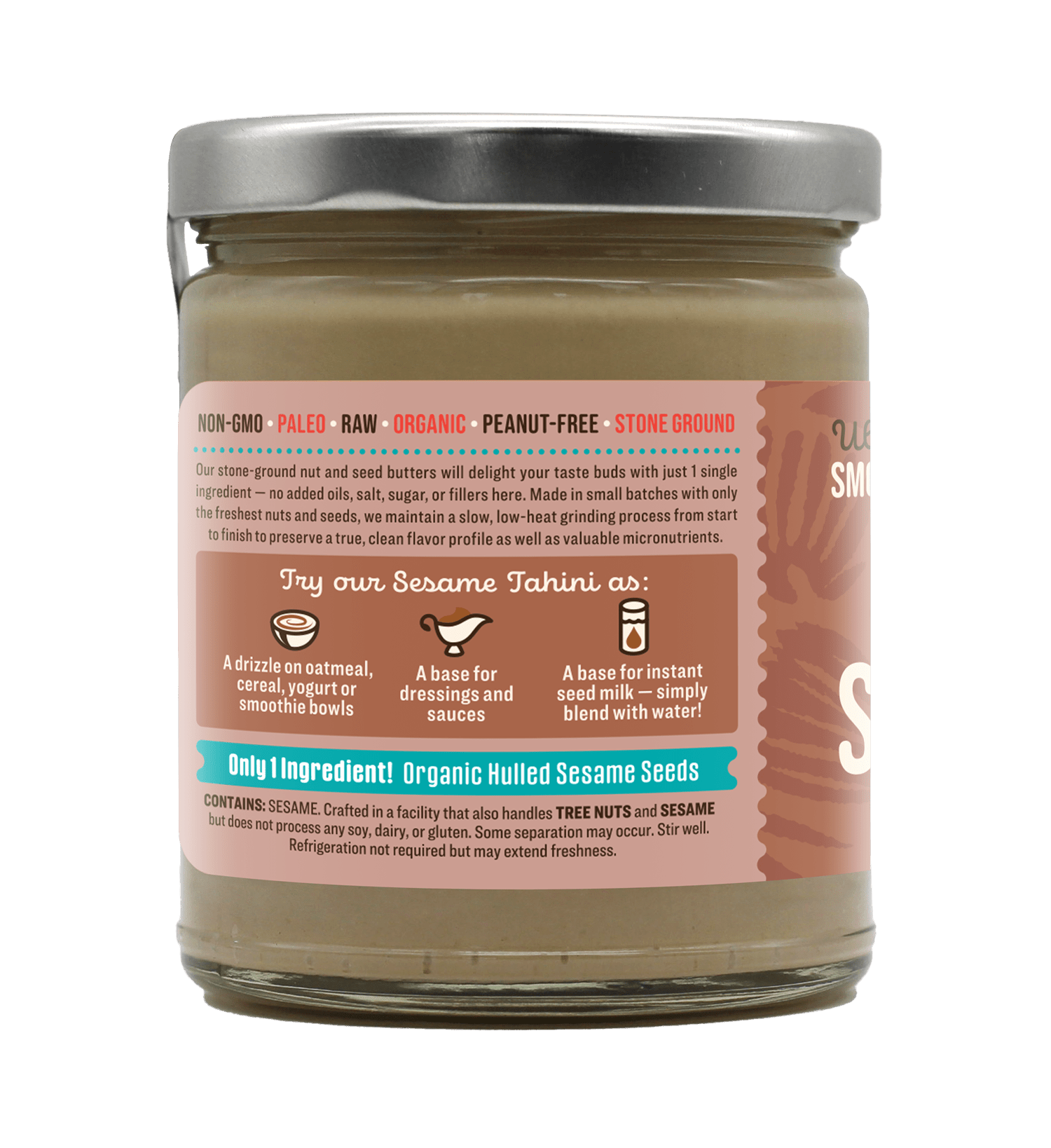 Organic Sesame Seed (Tahini) Butter - Vegan America
