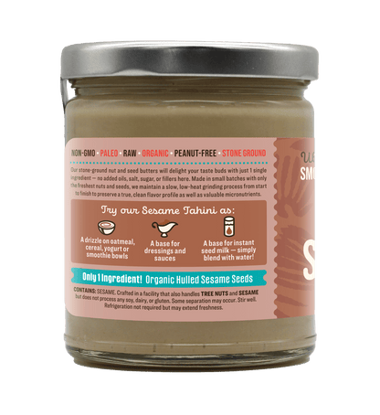 Organic Sesame Seed (Tahini) Butter - Vegan America