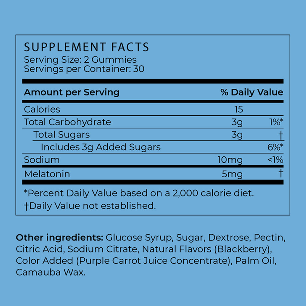 Vegan Melatonin Sleep Gummies