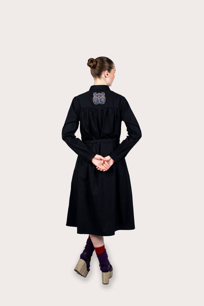 Robe Erika Black Star - Vegan America