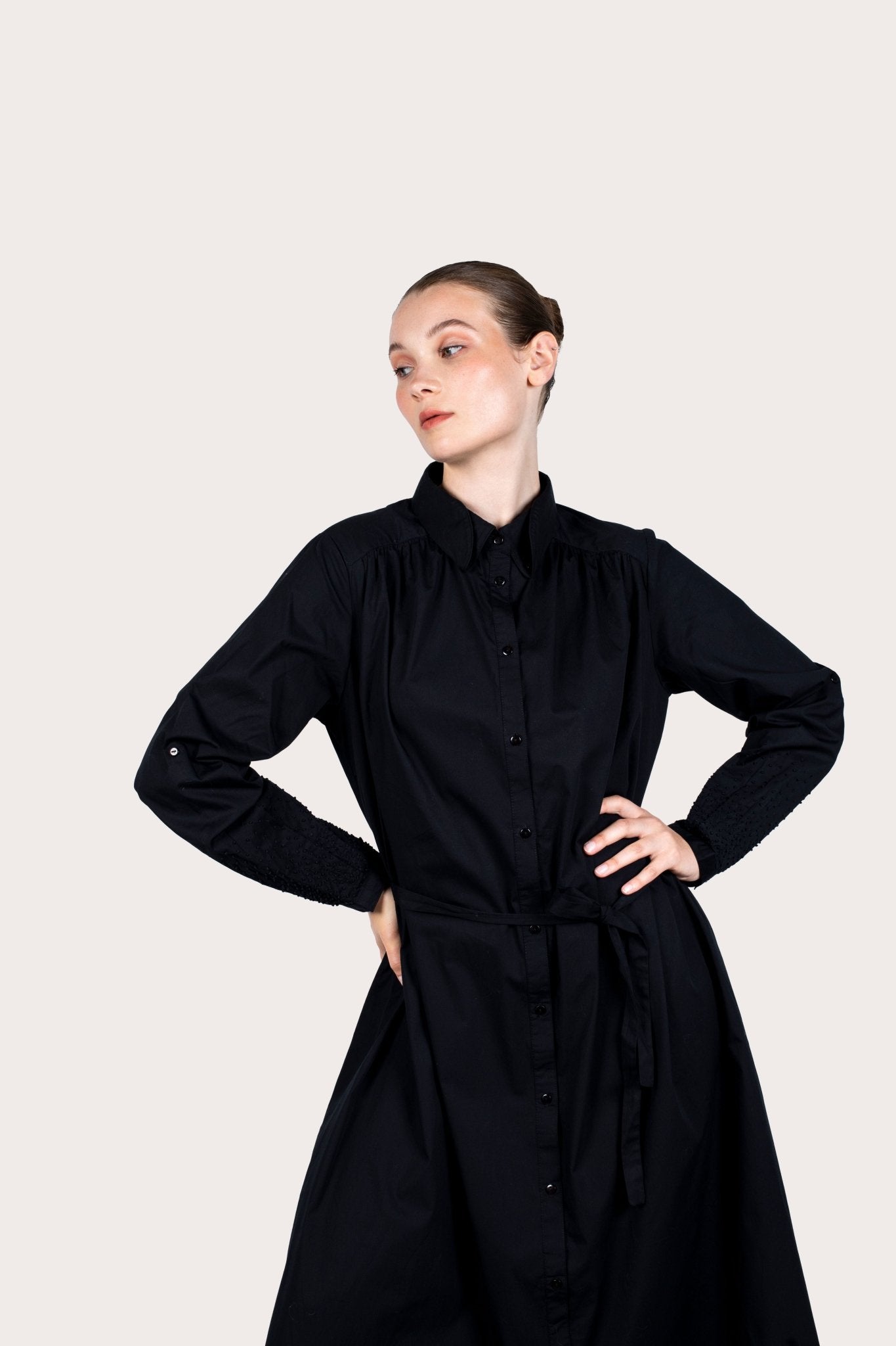Robe Erika Black Star - Vegan America