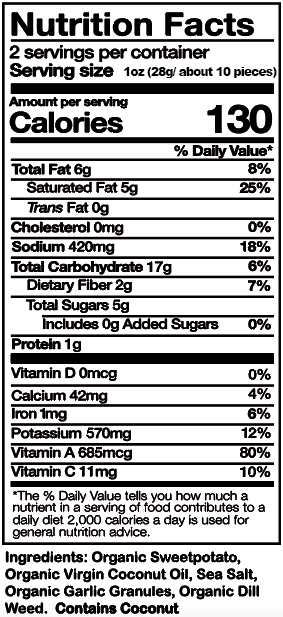 Dill and Garlic Fries