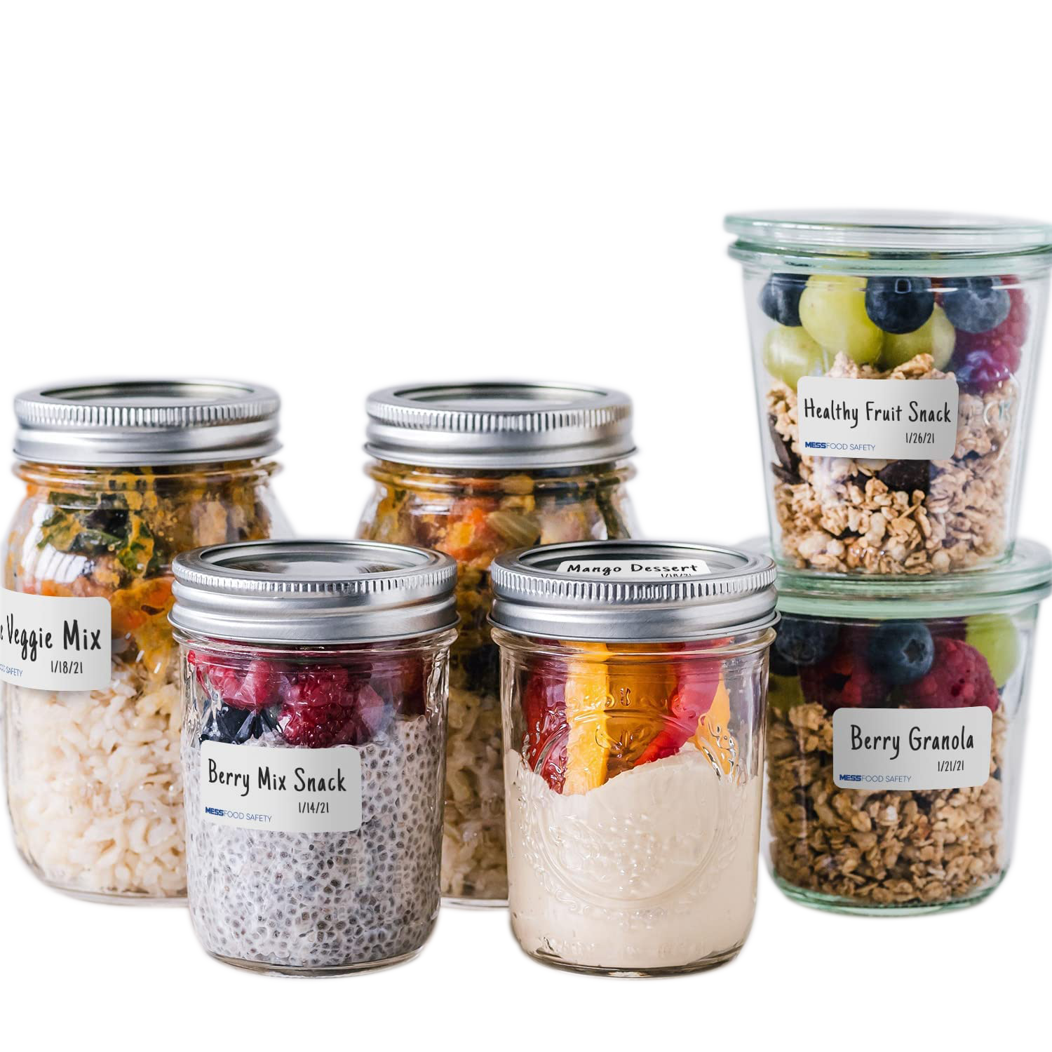 Dissolvable Food Labels with EZ Dispensing Box