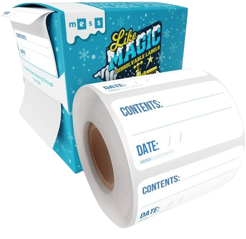 Dissolvable Freezer Labels