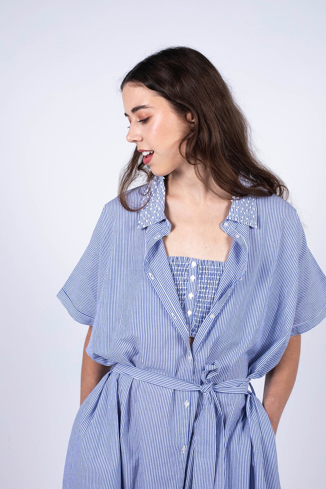Robe Glam Bleue - Vegan America