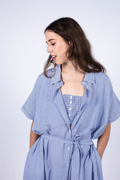 Robe Glam Bleue - Vegan America