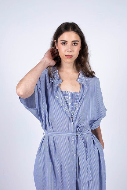 Robe Glam Bleue - Vegan America