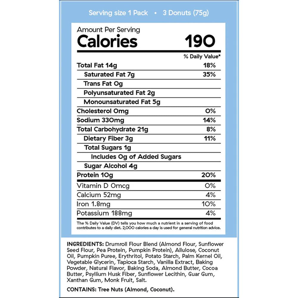 Drumroll Snacks - Mini Vanilla Glazed Donuts, 2.6oz
