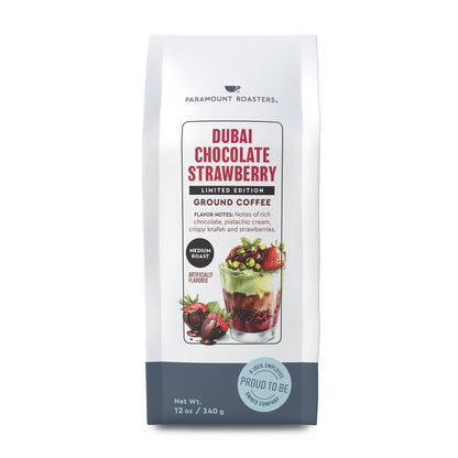Dubai Chocolate Strawberry 12oz Flavored Ground Coffee