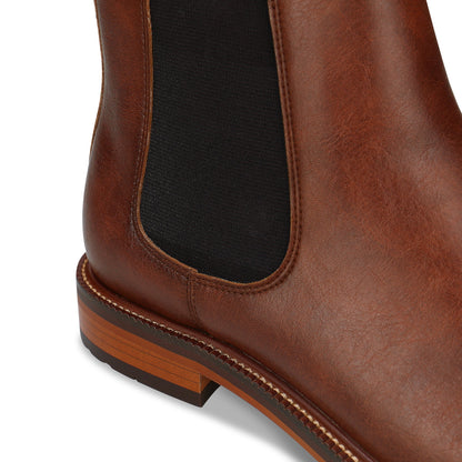 Men's Vegan Chelsea Boots Duncan Brown