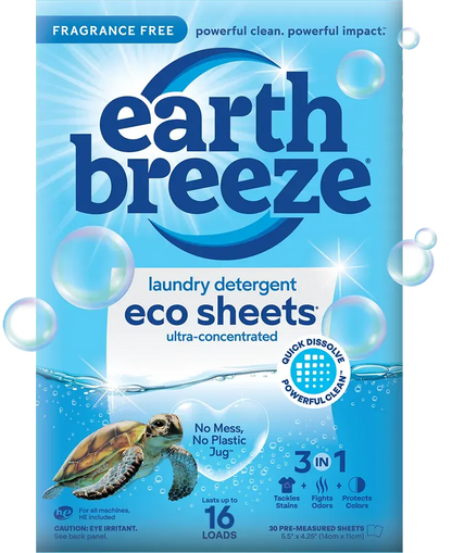 Laundry Detergent Eco Sheets