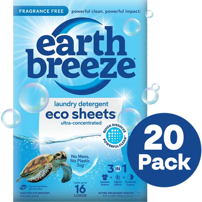 Travel Sized Laundry Detergent Sheet Packs