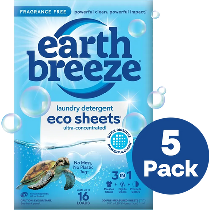 Travel Sized Laundry Detergent Sheet Packs