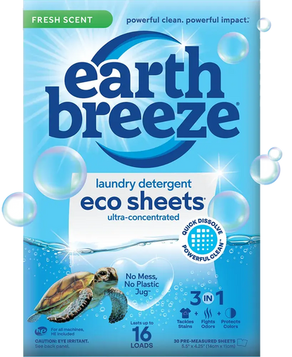 Laundry Detergent Eco Sheets