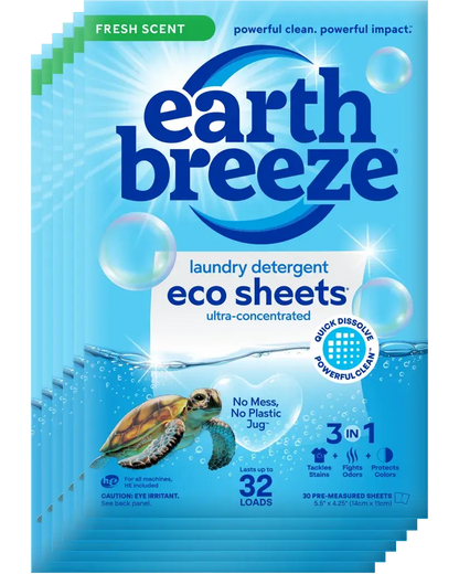 Laundry Detergent Eco Sheets