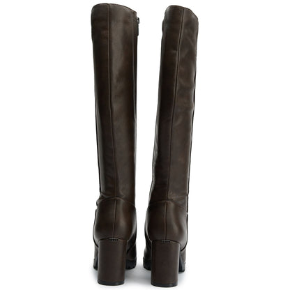 Edamame Knee High Boots - Vegan America