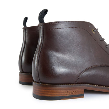 Espresso Chukka Boots - Vegan America