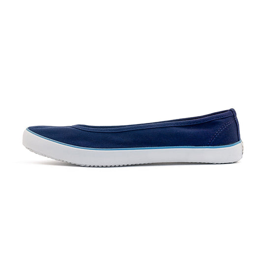 Ballet Flats, Blue and White