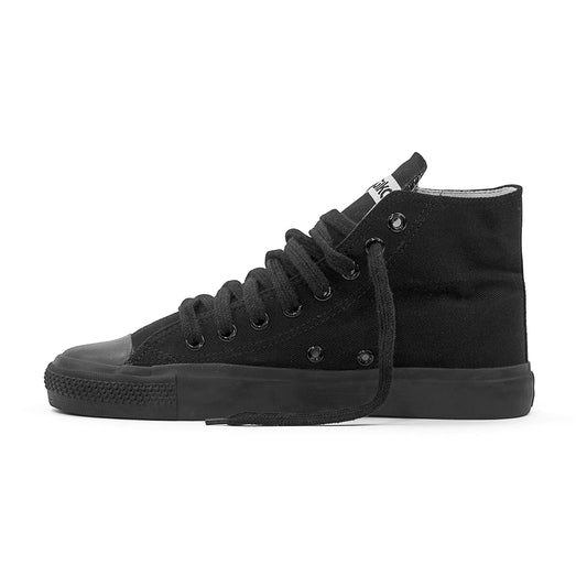 High Top Sneakers, All Black