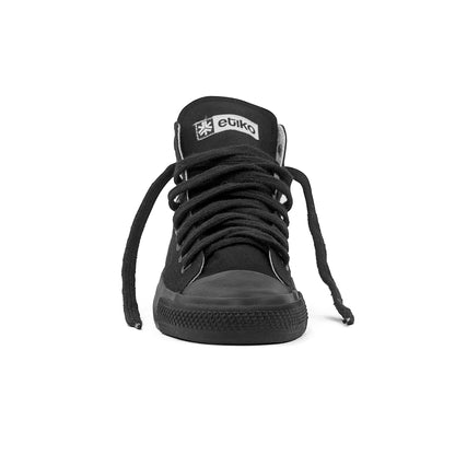 High Top Sneakers, All Black