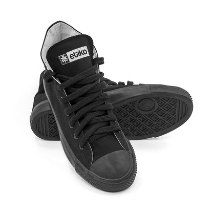 High Top Sneakers, All Black