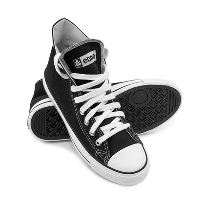 High Top Sneakers, Black & White