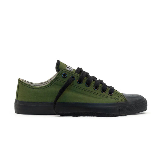 Kids Low Cut Sneakers, Olive & Black CLEARANCE STOCK