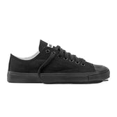 Low Cut Sneakers, All Black - Vegan America