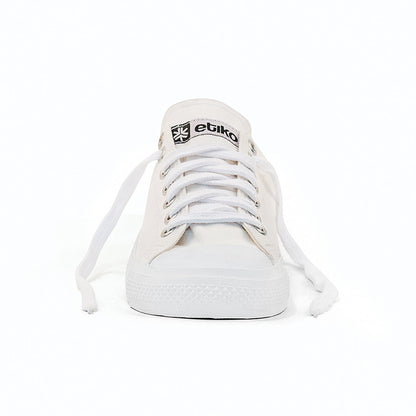 Low Cut Sneakers, All White CLEARANCE STOCK