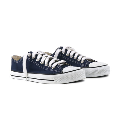 Low Cut Sneakers, Blue & White