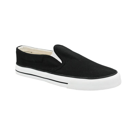 Slip Ons, Black & White - Vegan America