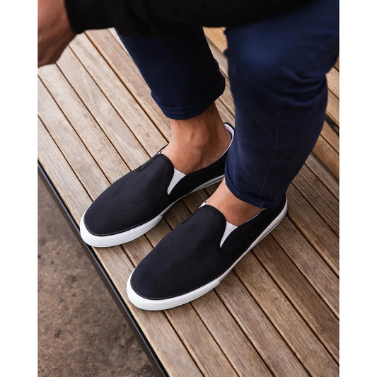 Slip Ons, Black & White